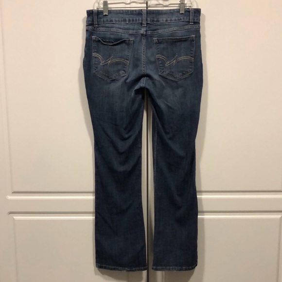 Wrangler jeans Women's 11 x 32 bootcut denim blue jean EUC western cowgirl - Picture 4 of 5